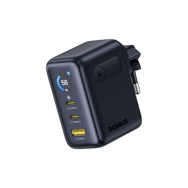 Мережевий зарядний пристрій Baseus PicoGo AE21 100W GaN Fast Charger (E0121B) - зображення 4