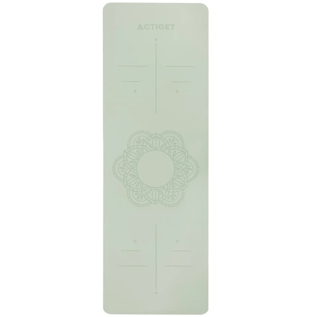 Килимок для вправ Actiget Протиковзкий 183 x 61 см М'ятний ACT0022 (5908455308298) - зображення 12