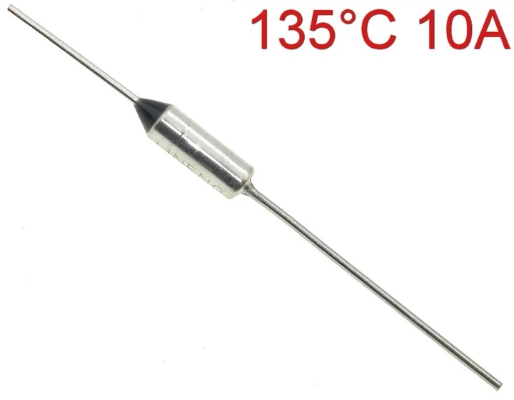 Термопредохранитель 135°C 10А250V RY01 (пр40148) - изображение 2