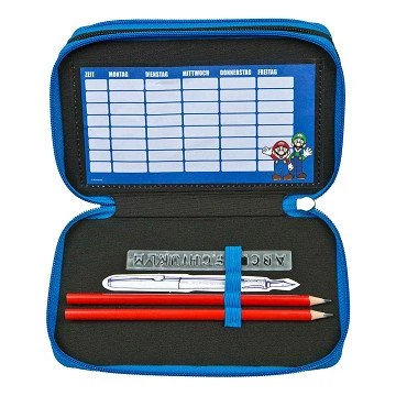 Piórnik Super Mario 2760466 z trzema przegródkami 19 x 12 x 7 cm (4043946319412) - obraz 4
