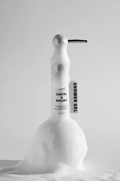 Гель для душа парфюмированный с Д-пантенолом и молочной кислотой Dott Santal & Whisky 350 мл - изображение 5