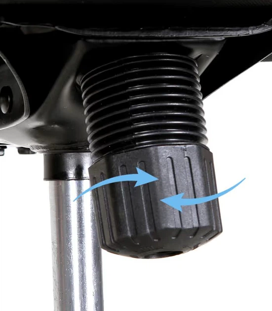 Офісне крісло Hedo ErgoLux Pro Mesh Чорне (5907184130439) - зображення 5