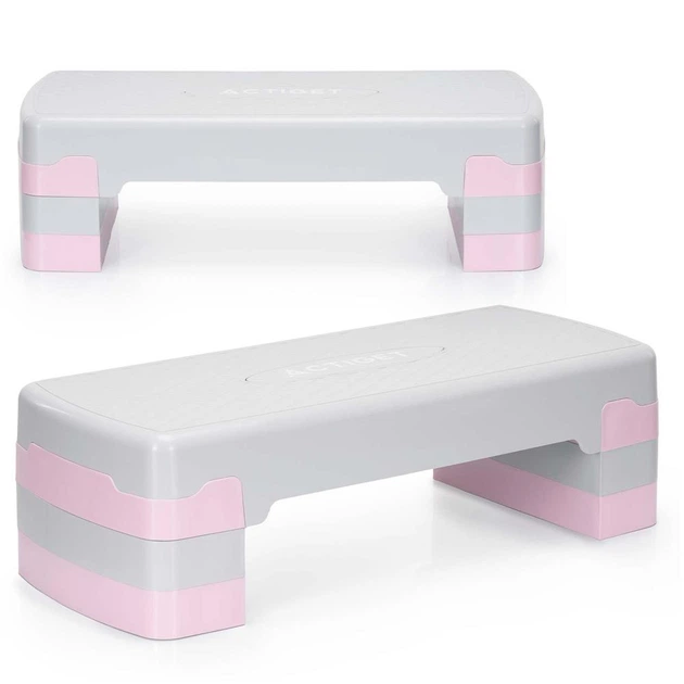 Степ для аеробіки Actiget Сіро-рожевий ACT0040 (5908455308571) - зображення 5