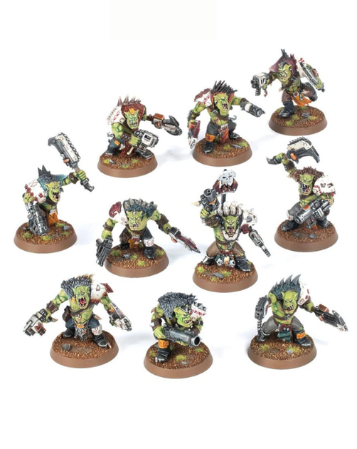 Набор миниатюр WARHAMMER 40000: ORKS - BEAST SNAGGA BOYZ - изображение 2
