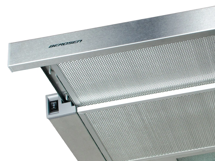 Телескопічна кухонна витяжка Berdsen BE-60-LW 60см INOX - Фото 5 Телескопічна кухонна витяжка Berdsen BE-60-LW 60см INOX - изображение 5