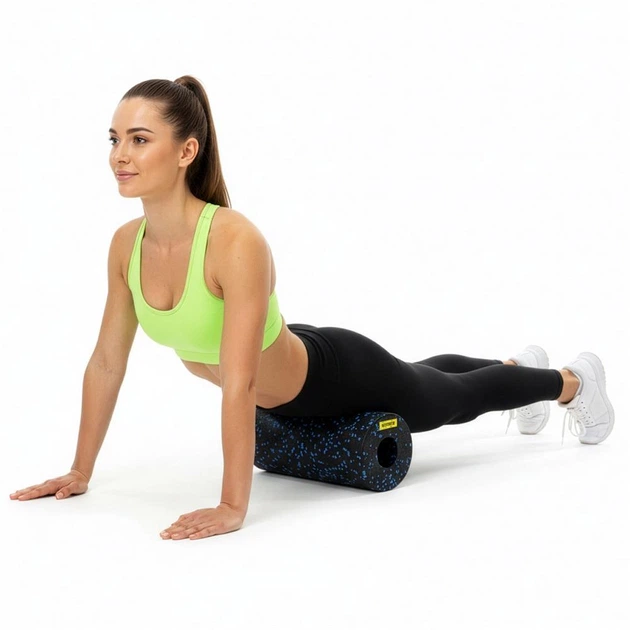 Набір для масажу Actiget М’яч ролер подвійний м’яч Чорно-синій ACT0103 (5908455309257) - зображення 10