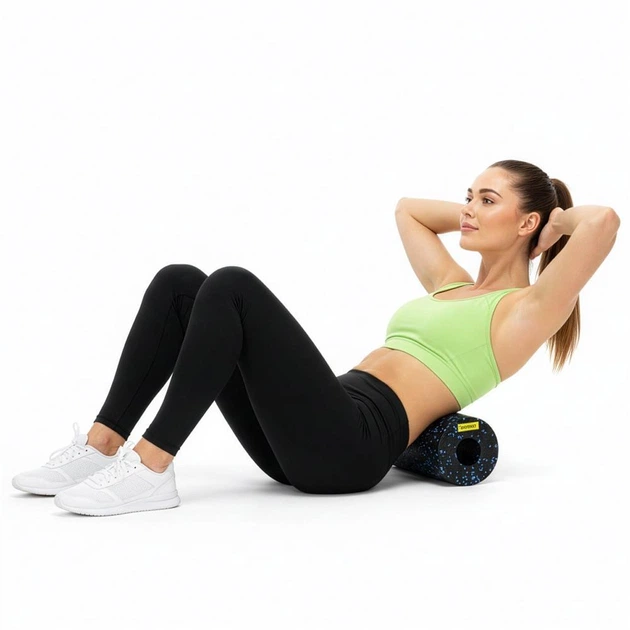 Набір для масажу Actiget М’яч ролер подвійний м’яч Чорно-синій ACT0103 (5908455309257) - зображення 12