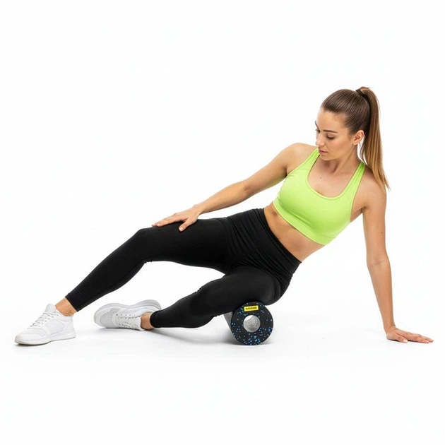 Набір для масажу Actiget М’яч ролер подвійний м’яч Чорно-синій ACT0103 (5908455309257) - зображення 13