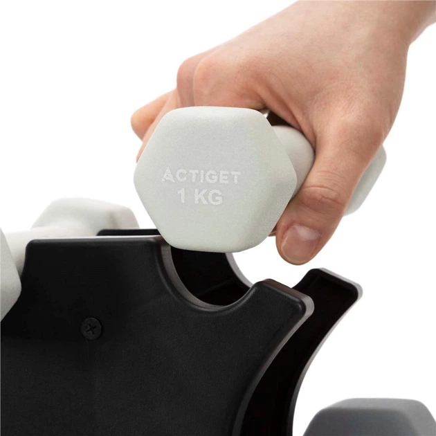 Zestaw hantli Actiget Ze stojakiem ACT0169 (5908455309912) - obraz 14