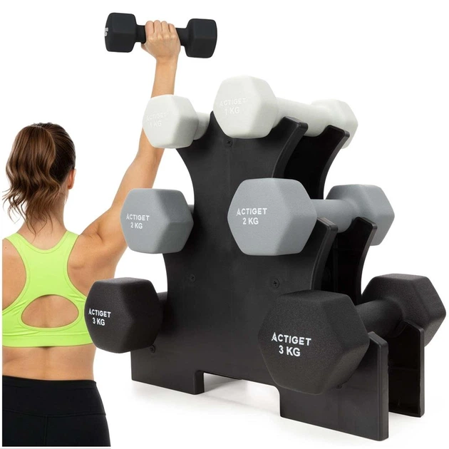 Zestaw hantli Actiget Ze stojakiem ACT0169 (5908455309912) - obraz 16