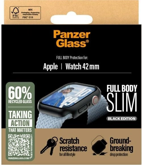 Чохол PanzerGlass Full Body Slim для Apple Watch Series 11/10 42 мм Black (5715685003653) - зображення 4