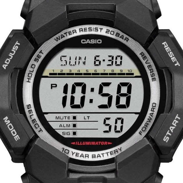 Чоловічий Спортивний Дайверський Наручний Годинник CASIO GD-010-1ER G-Shock - изображение 6