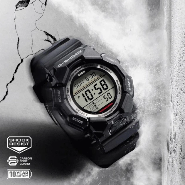 Чоловічий Спортивний Дайверський Наручний Годинник CASIO GD-010-1ER G-Shock - изображение 7