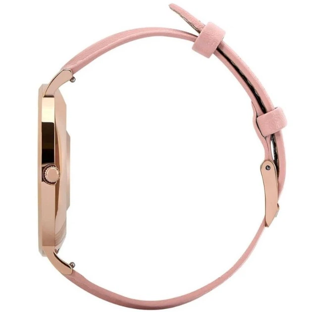 Чоловічий Спортивний Смарт Фешн Наручний Годинник GARETT Verona gold-pink leather - изображение 2