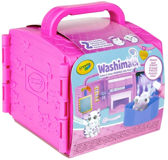 Ігровий набір Crayola Washimals Салон краси (74-7304) (71662173043) - зображення 2