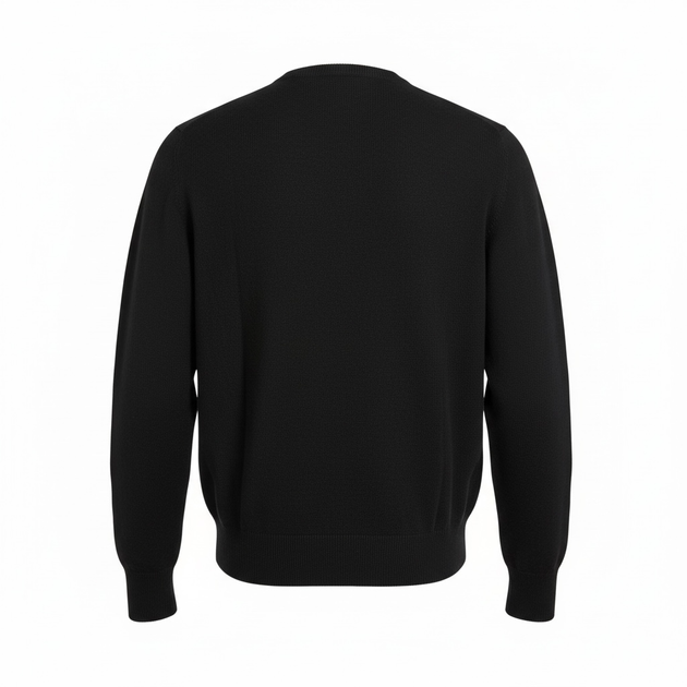 Мужская кашемировая кофта в стиле Loro Piana, черная (LP07001.1ML) - изображение 2