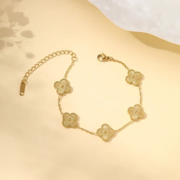 Браслет Van Cleef золотого цвета - изображение 2