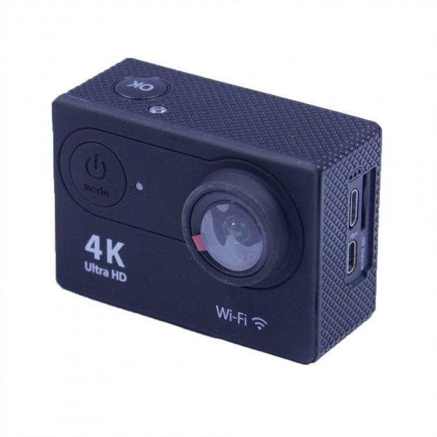 Экшн камера с аквабоксом для подводной съёмки водонепроницаемая Action camera SJR700 UltraHD Черная + Гибкий штатив - изображение 7