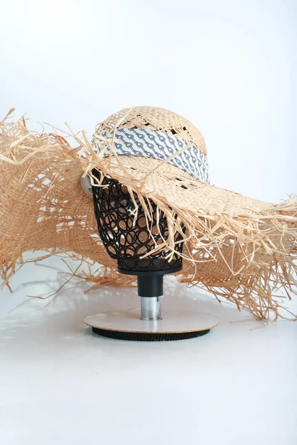 Шляпа из расплеченной соломы 06.01.13, р. 56-59 - Фото 4 Шляпа из расплеченной соломы 06.01.13, р. 56-59 - изображение 4