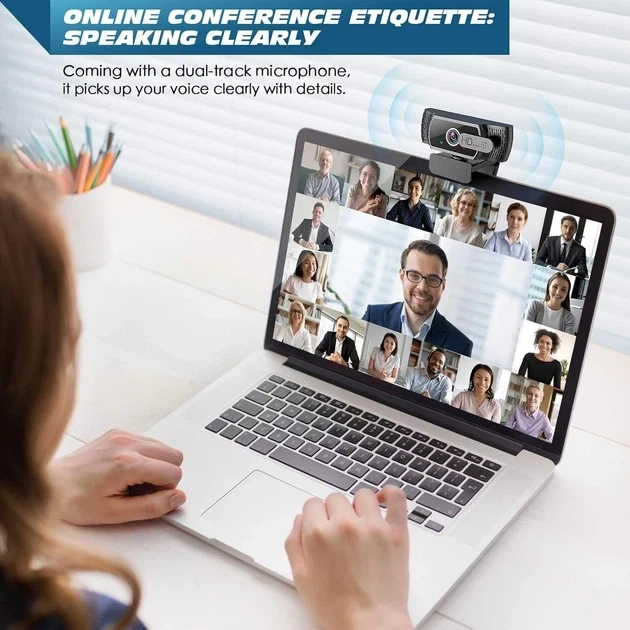 Вебкамера Neefeaer W6 Full HD 1080P з мікрофоном, автофокусом і захисною кришкою, USB веб-камера для навчання та відеозв’язку - Фото 6 Вебкамера Neefeaer W6 Full HD 1080P з мікрофоном, автофокусом і захисною кришкою, USB веб-камера для навчання та відеозв’язку - зображення 6