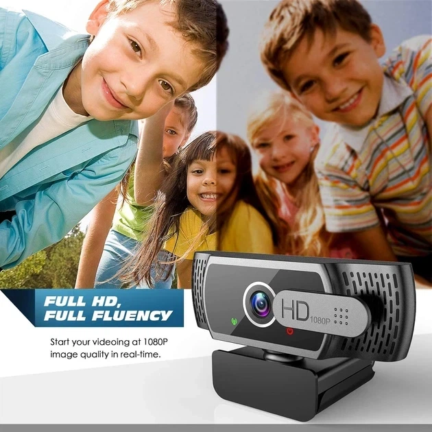 Вебкамера Neefeaer W6 Full HD 1080P з мікрофоном, автофокусом і захисною кришкою, USB веб-камера для навчання та відеозв’язку - Фото 7 Вебкамера Neefeaer W6 Full HD 1080P з мікрофоном, автофокусом і захисною кришкою, USB веб-камера для навчання та відеозв’язку - зображення 7