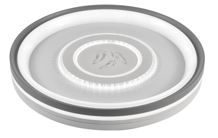 Люстра потолочная светодиодная смарт LED Light House SRS-20505 120W серый + белый - изображение 3