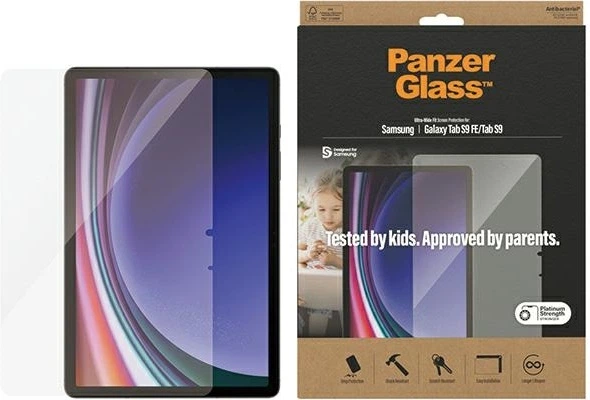 Szkło hartowane PanzerGlass Ultra-Wide Fit do Samsung Galaxy Tab S9/S9 FE (5711724073328) - obraz 2