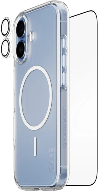 Zestaw etui + szkło Panzer Glass CARE 3-in-1 Flagship Explorer Bundle do Apple iPhone 17 Transparent (CR46095) - obraz 2