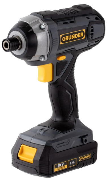 Zestaw narzędzi akumulatorowych Grunder CD-L1218+CW-L1218E 18 V 1 x 2.0 Ah (4772013277088) - obraz 4