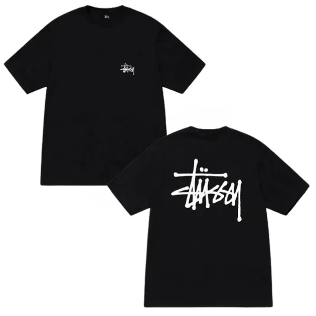 Чорна Футболка LOYS Stussy Two-sides Logo унісекс футболки Стасі Стуссі XS - Фото 1 Чорна Футболка LOYS Stussy Two-sides Logo унісекс футболки Стасі Стуссі XS - зображення 1