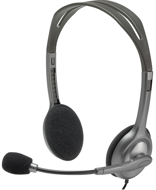 Гарнітура Logitech Stereo Headset H110 (5747279) - Фото 1 Гарнітура Logitech Stereo Headset H110 (5747279) - зображення 1