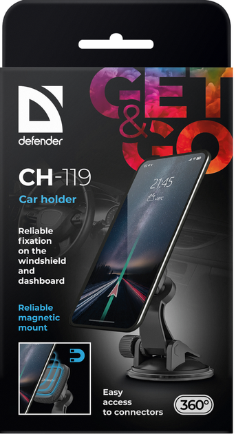 Автотримач Defender Car Holder CH-119 (29119) (6708247) - Фото 8 Автотримач Defender Car Holder CH-119 (29119) (6708247) - изображение 8