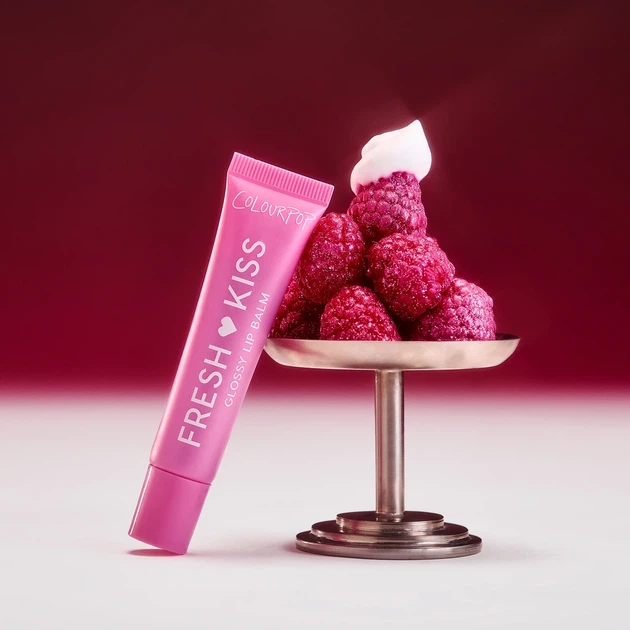 Пептидний бальзам для губ з шимером ColourPop "Raspberry Crème" Fresh Kiss Shimmer Glossy Peptide Lip Balm - Фото 2 Пептидний бальзам для губ з шимером ColourPop "Raspberry Crème" Fresh Kiss Shimmer Glossy Peptide Lip Balm - зображення 2