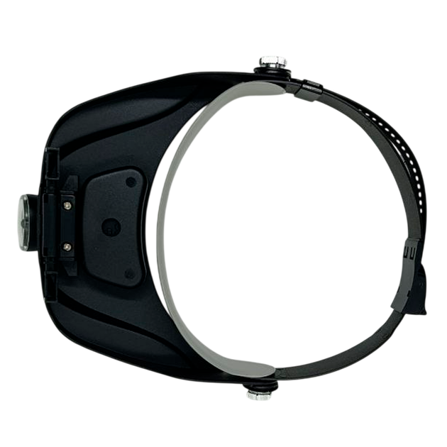 Лупа-очки бинокулярная MG81001-F 1LED подсветка 4 сменных линзы 1.2X/1.8X/2.5X/3.5X Black-Grey - изображение 5