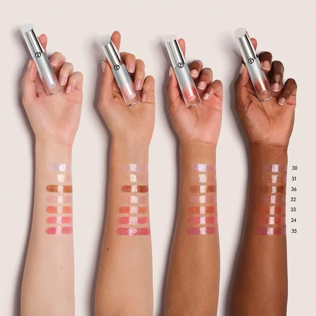 Блиск для губ Giorgio Armani Prisma Glass Icy Plumper 35 arctic mauve - Фото 7 Блиск для губ Giorgio Armani Prisma Glass Icy Plumper 35 arctic mauve - изображение 7