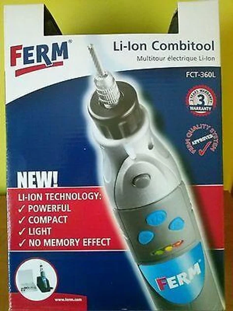 Гравирующие устройство, инструмент шлифования Ferm FCT-360L, 3.6V li -ion - изображение 4