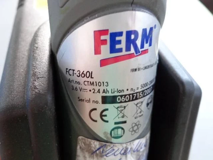 Гравирующие устройство, инструмент шлифования Ferm FCT-360L, 3.6V li -ion - изображение 5