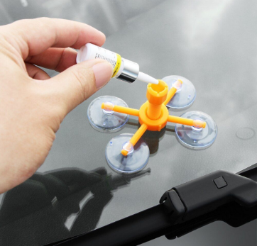 Комплект для ремонта лобового стекла Windshield ∙ Ремкомплект для удаления сколов и трещин стекол 52228/00 - изображение 2