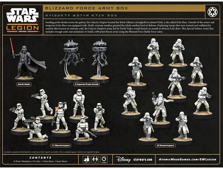 Набір фігурок для складання та розфарбовування Atomic Mass Games Star Wars Legion 2.0: Special Edition - Blizzard Force Army Box (841333134785) - зображення 3