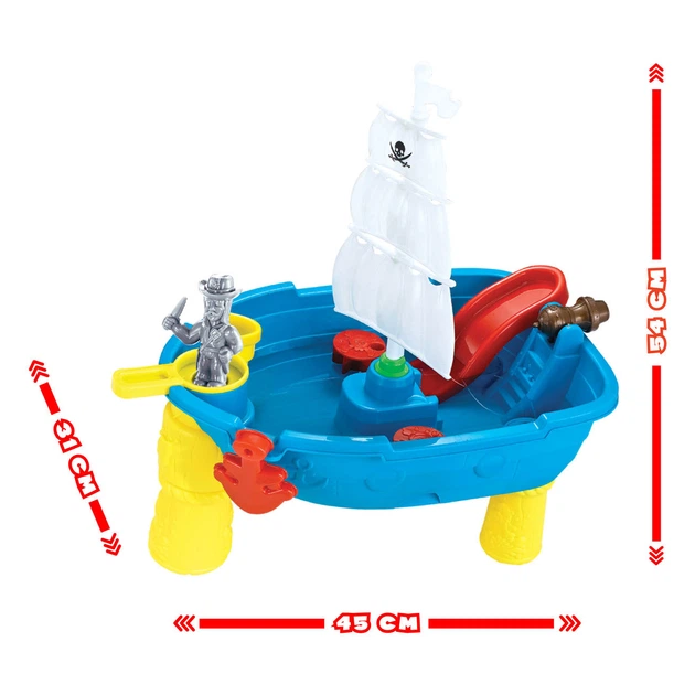 Piaskownica Eddy Toys statek piracki 45.5 x 30 x 5 cm 19 el. 1999680 (8711252048154) - obraz 5