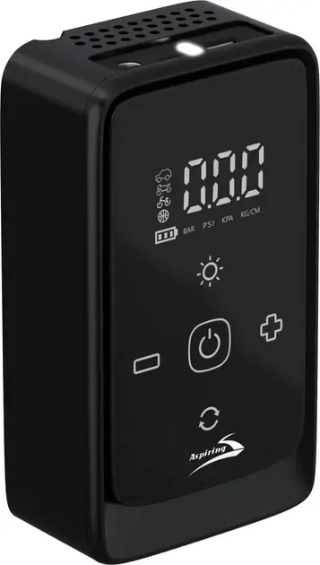 Автомобильный компрессор Car Air Pump + Power Bank + фонарь Model:901А портативный насос для подкачки шин от прикуривателя в машину USB - изображение 3