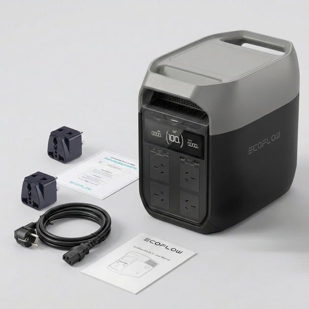 Зарядна станція EcoFlow DELTA 3 (1024 Wh / 1800W) електростанція екофло для дому та квартири - зображення 5