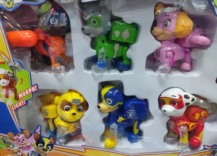Набор героев «Щенячий патруль: Отважные щенки» Paw Patrol, 7 героев с подсветкой YY 503 - изображение 3