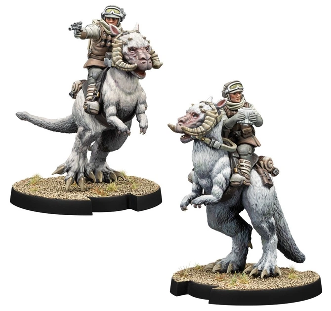 Набір фігурок для складання та розфарбовування Atomic Mass Games Star Wars Legion 2.0: Tauntaun Riders (841333134686) - зображення 2