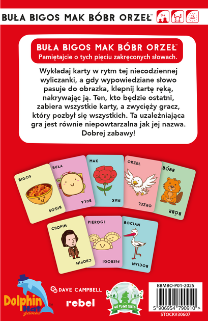 Настільна гра Rebel Булочка, Бігос, Мак, Бобер, Орел (5906954790910) - зображення 6
