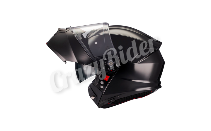 Шолом (модуляр) MT GENESIS SV PURE A1 Gloss Black L - зображення 6