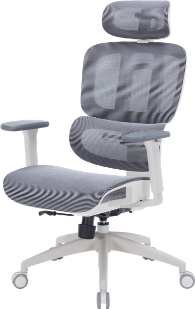 Офисное кресло OfficePro Skyline White/Dark Gray (OC680-W-DG-DG) - Фото 1 Офисное кресло OfficePro Skyline White/Dark Gray (OC680-W-DG-DG) - изображение 1