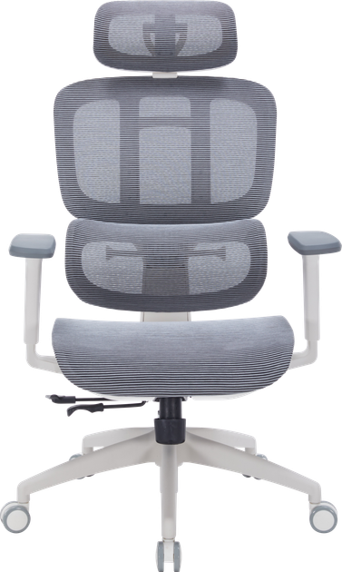Офисное кресло OfficePro Skyline White/Dark Gray (OC680-W-DG-DG) - Фото 2 Офисное кресло OfficePro Skyline White/Dark Gray (OC680-W-DG-DG) - изображение 2
