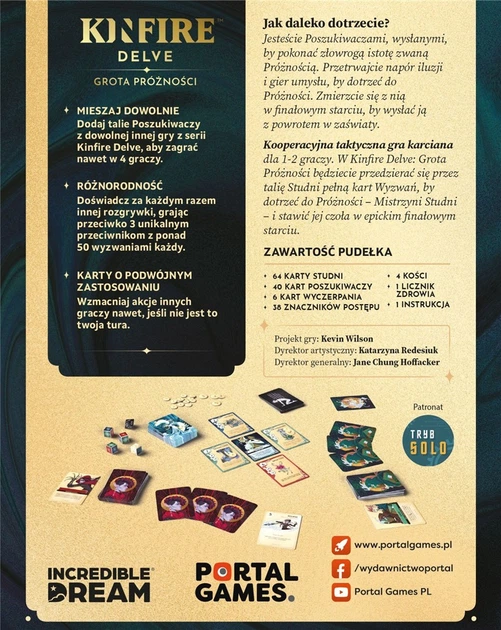 Gra planszowa Portal Games Kinfire Delve: Grota Próżności (5905794221424) - obraz 2
