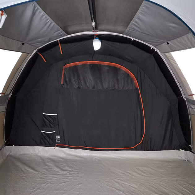 Надувний кемпінговий намет Quechua Air Seconds 4.1 Fresh & Black на 4 особи - Фото 8 Надувний кемпінговий намет Quechua Air Seconds 4.1 Fresh & Black на 4 особи - изображение 8